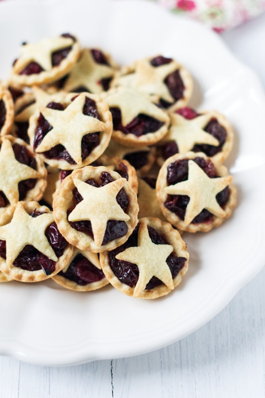 cranberry studded fruit mince pies 2