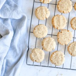 tahini almond cookies