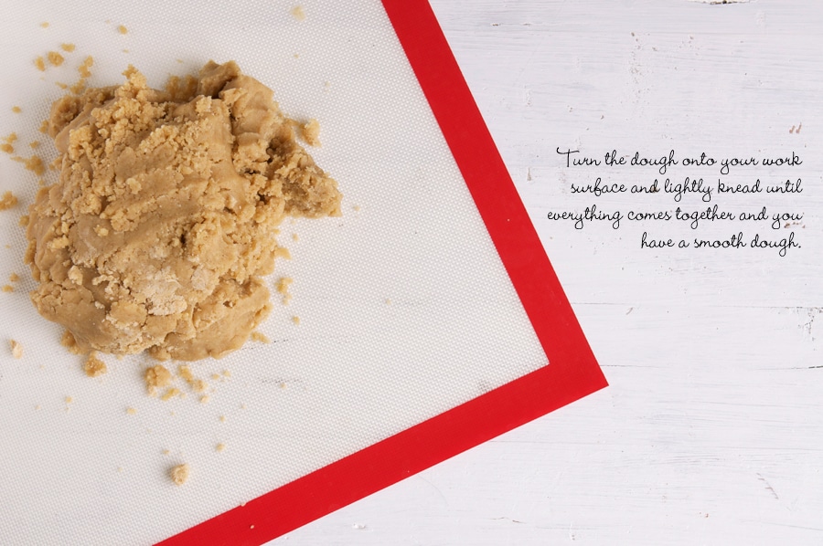 how to make tahini cookies, step by step photos