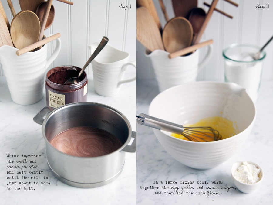 step by step photos for making chocolate mousse