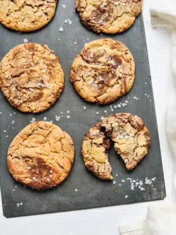 Nutella Oatmeal Cookies