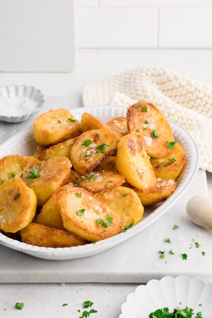 crispy roast potatoes with sea salt 
