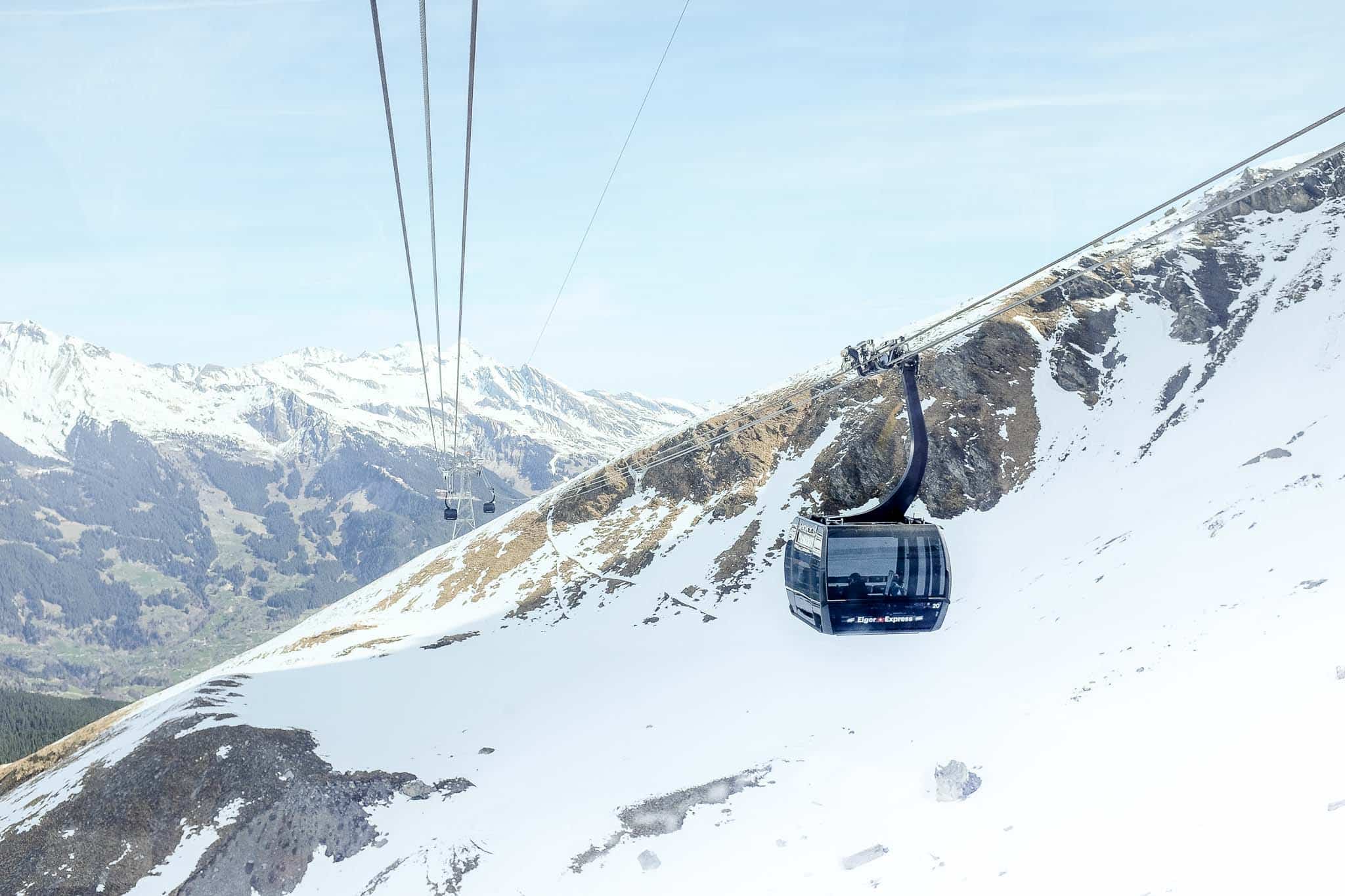The Eiger Express cable car