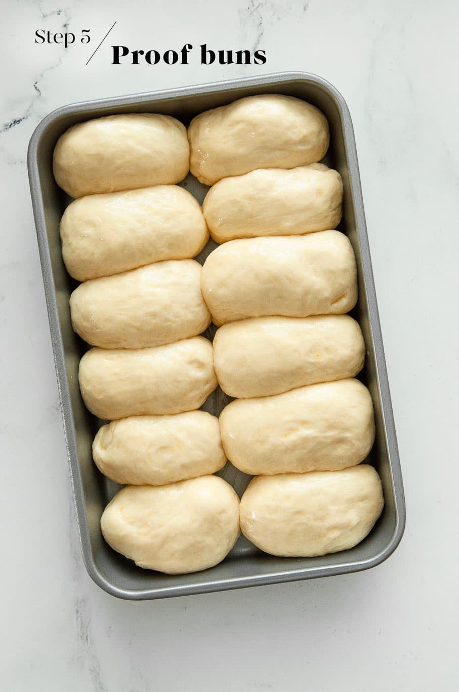 pains au lait in baking pan