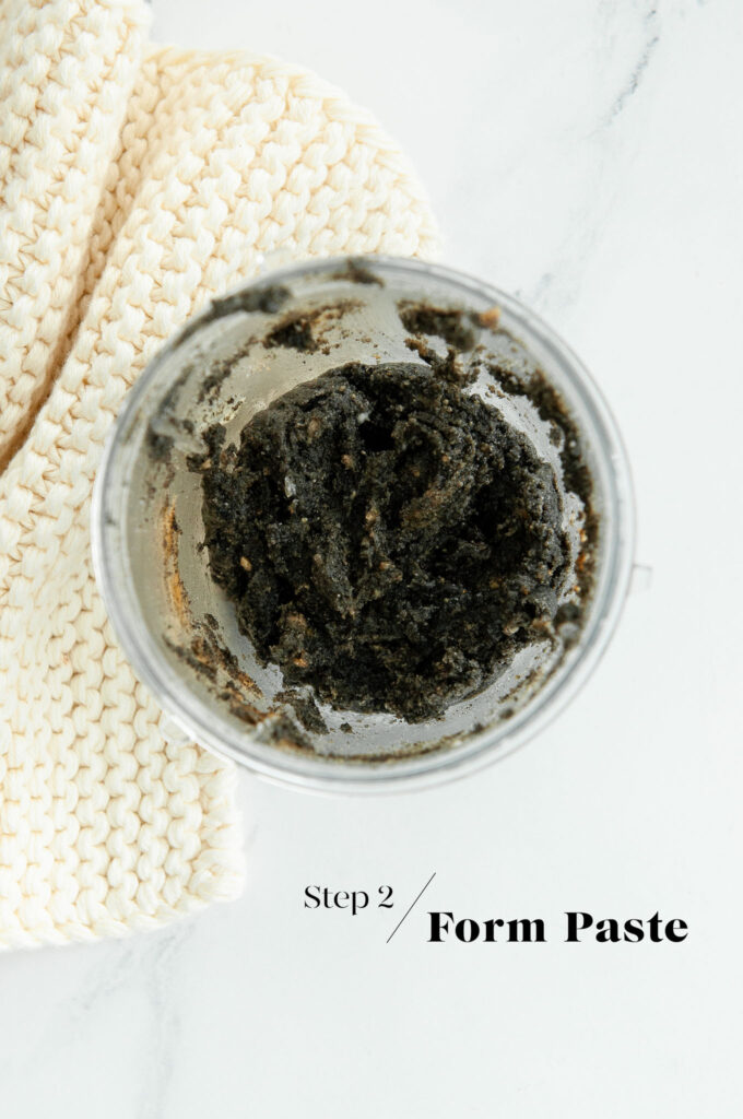 black sesame paste in blender