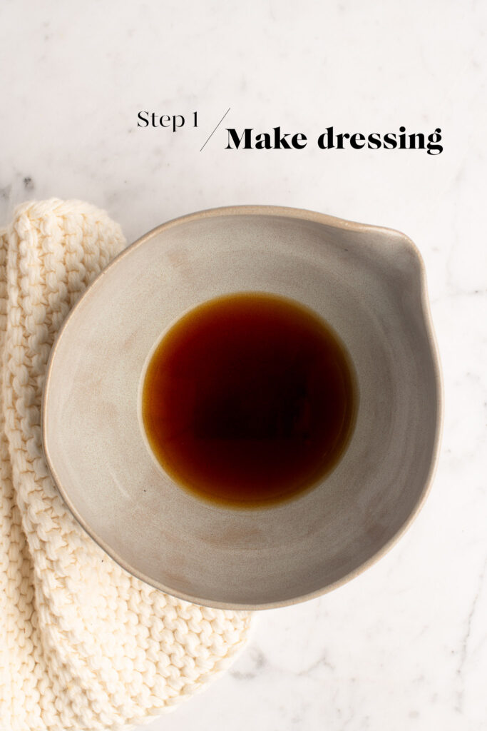 salad dressing in small bowl