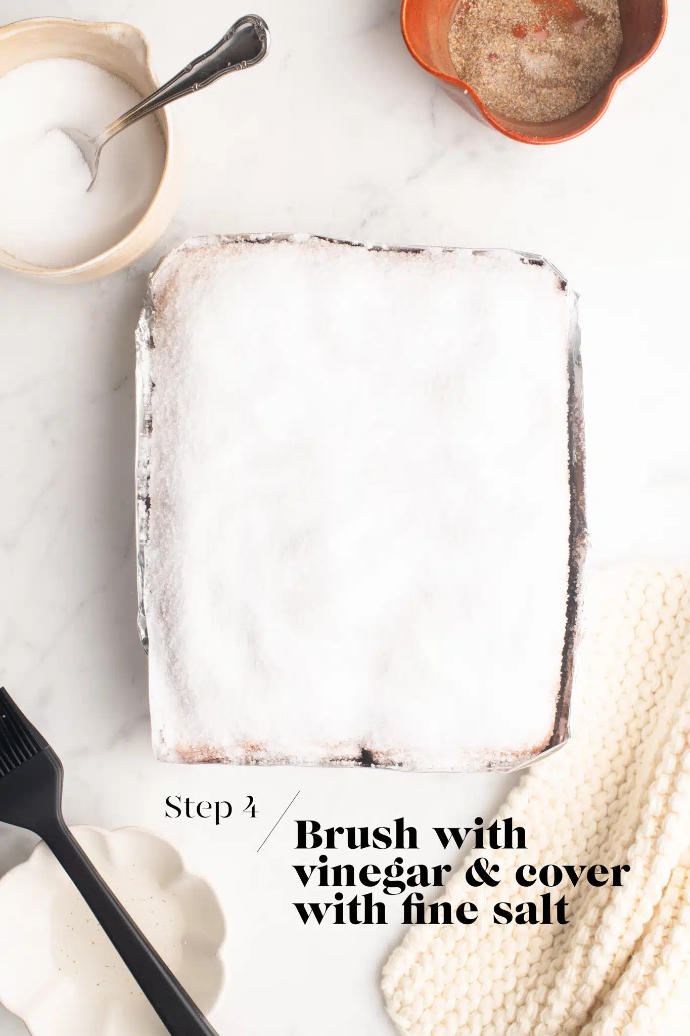 pork belly covered in salt for air fryer crispy pork belly