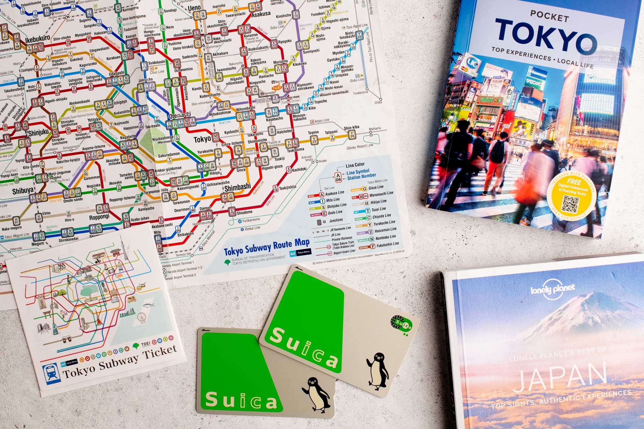 suica cards from Japan